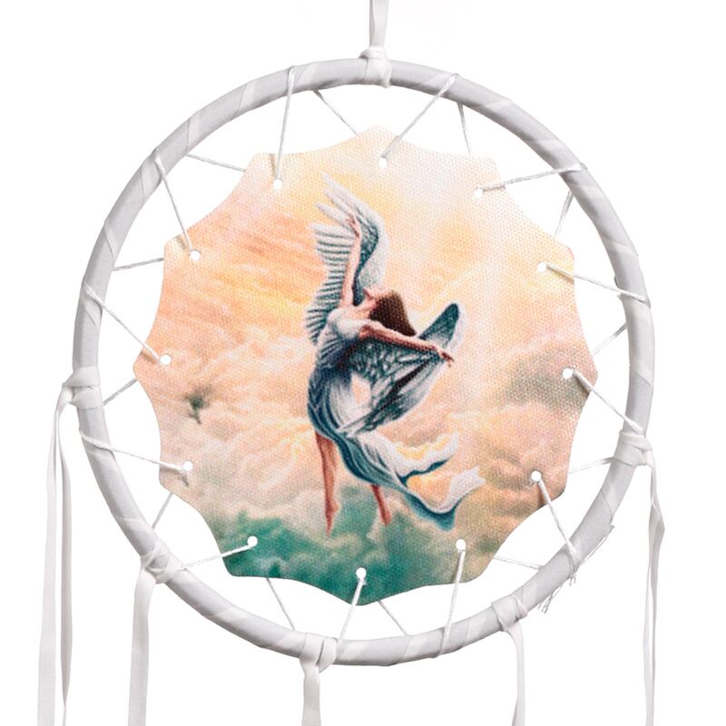16cm Angel Design Dreamcatcher By Natasha Faulkner