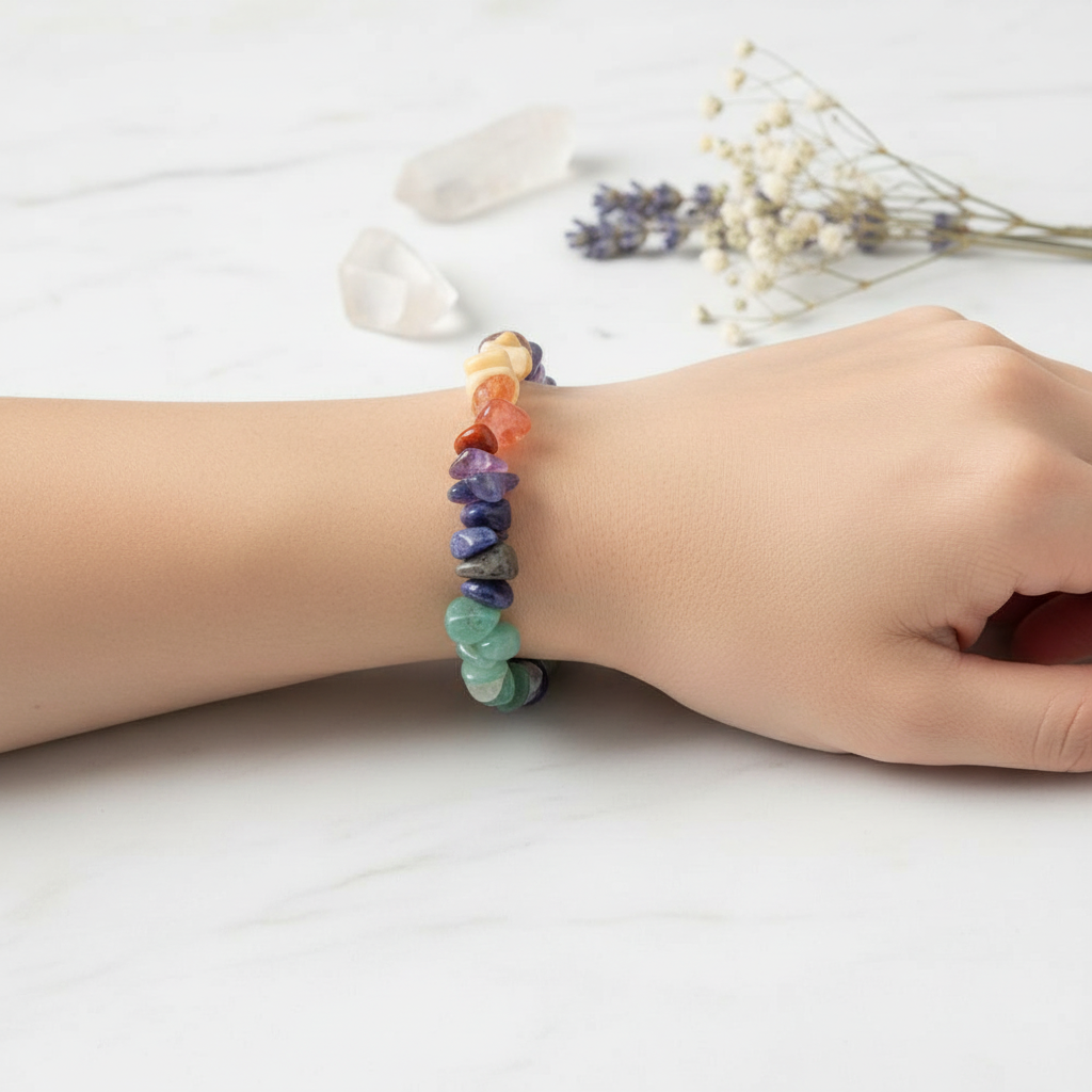 7 Chakra Bracelet - Worn Around Wrist