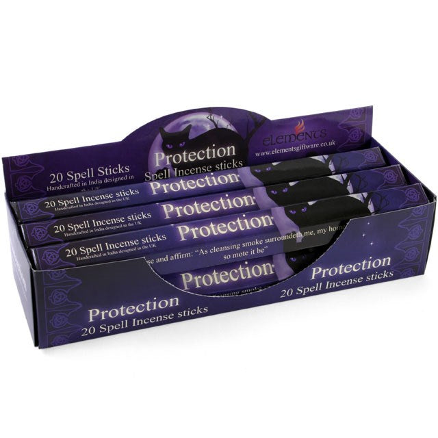 Elements Protection Spell Incense Sticks By Lisa Parker - 1 Pack Of 20 Sticks