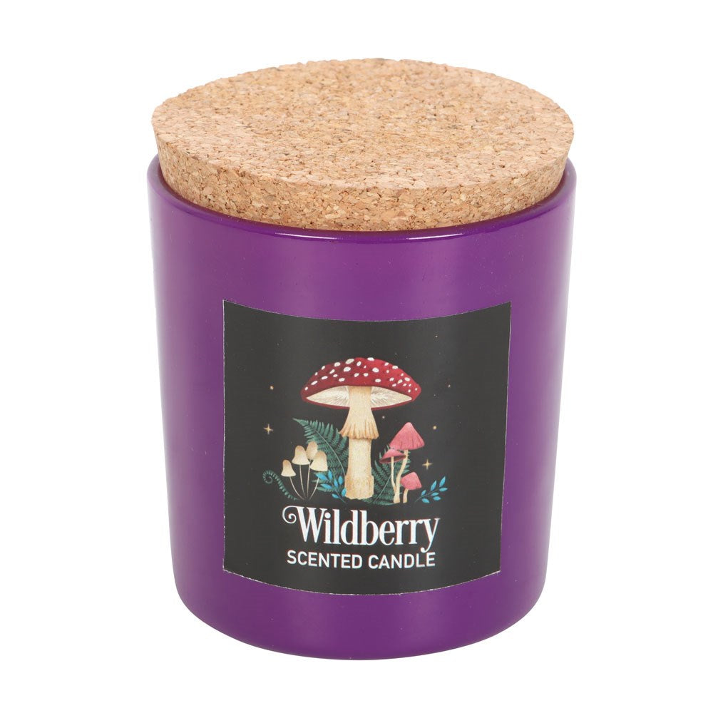 Forest Mushroom Theme Wild Berry Scented Candle