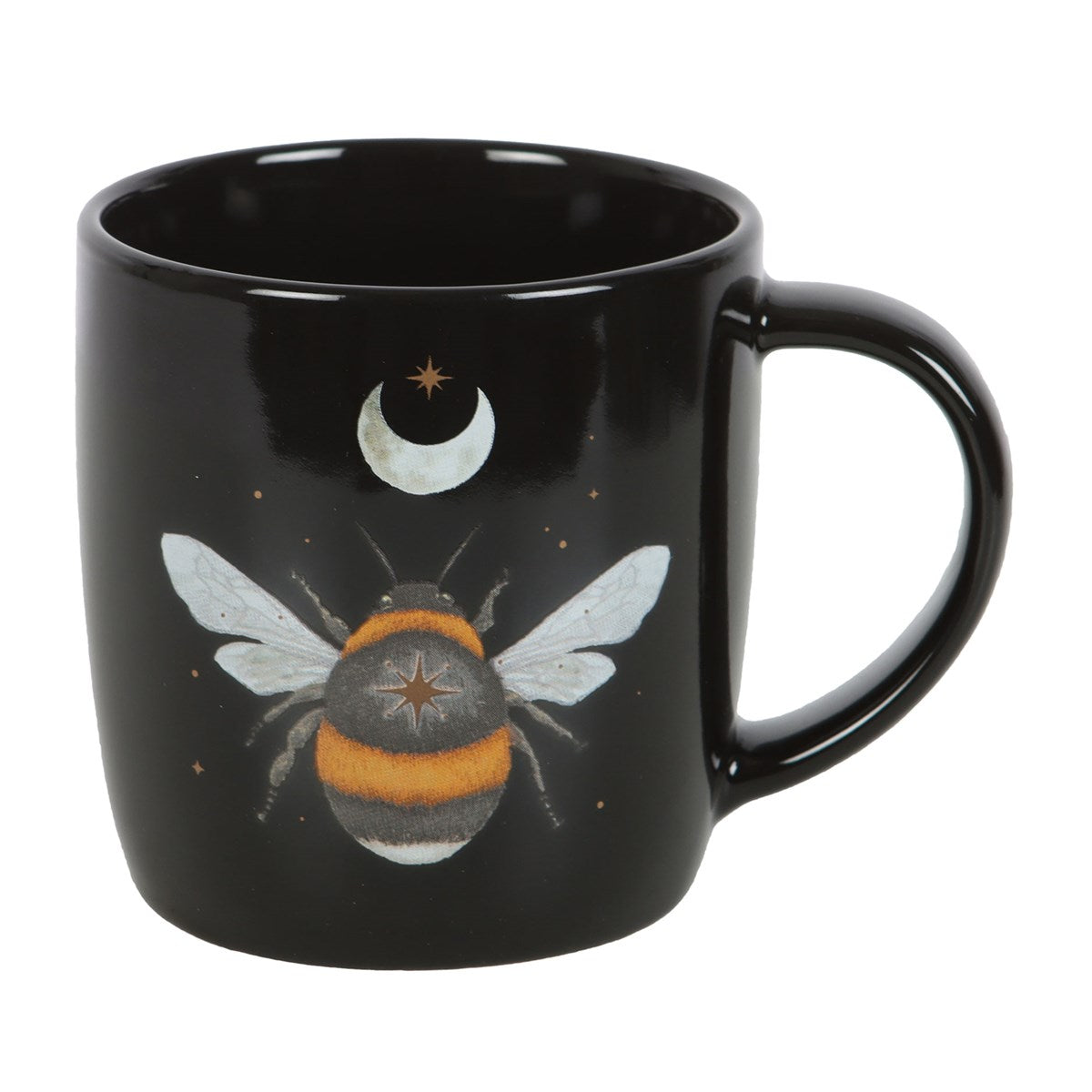 Midnight Bee Print Ceramic Mug