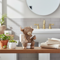 Highland Cow Toilet Figurine – Lifestyle