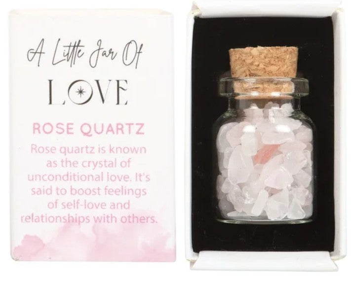A Little Jar Of.....Crystal Chips For Luck, Love, Calm & Confidence