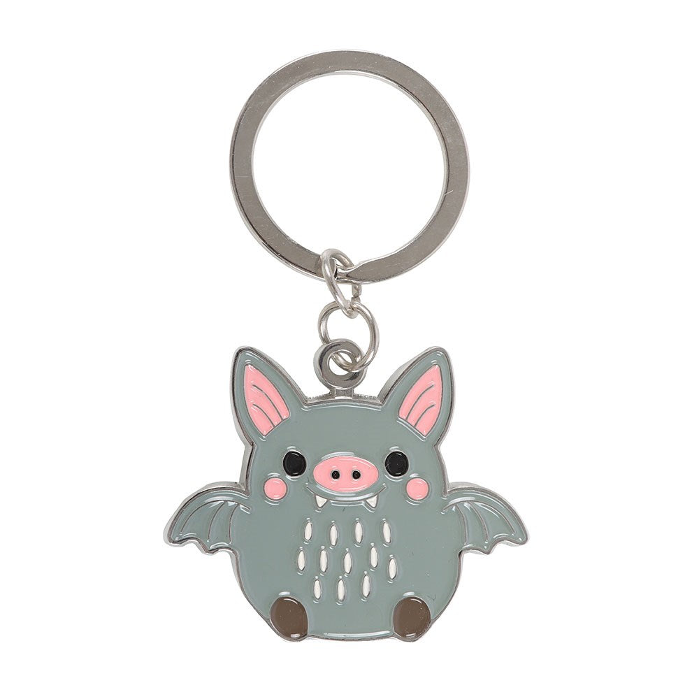 Adopt A Bat Metal Keyring