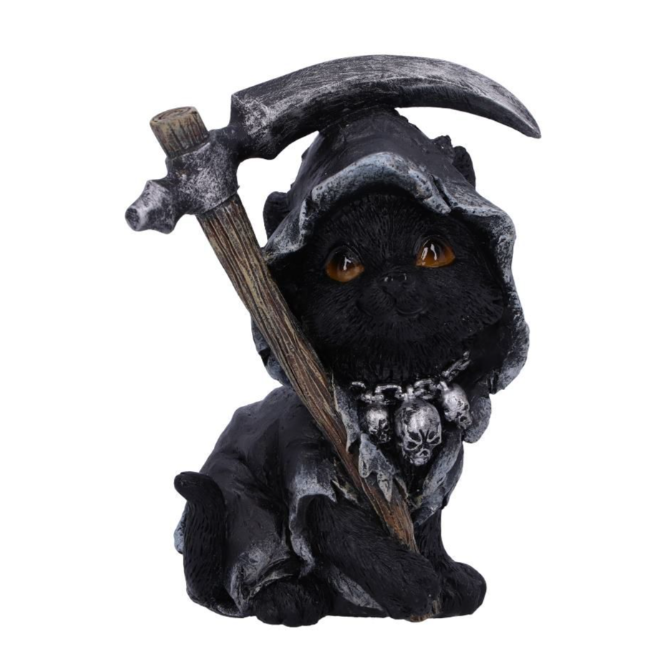 Amara Grim Reaper Feline Cat Figurine