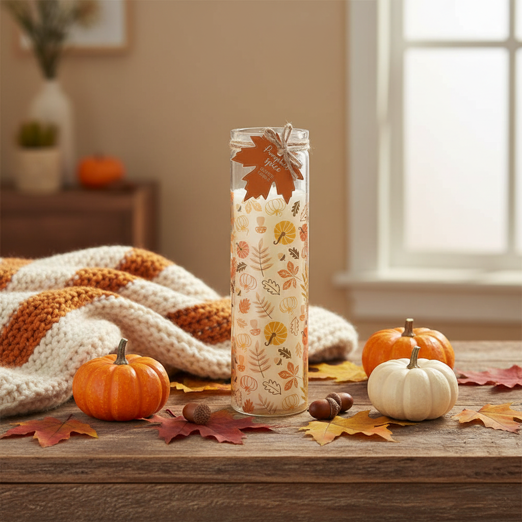 Autumn Tube Candle Lifestyle 1
