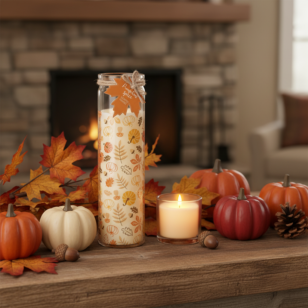 Autumn Tube Candle Lifestyle 2