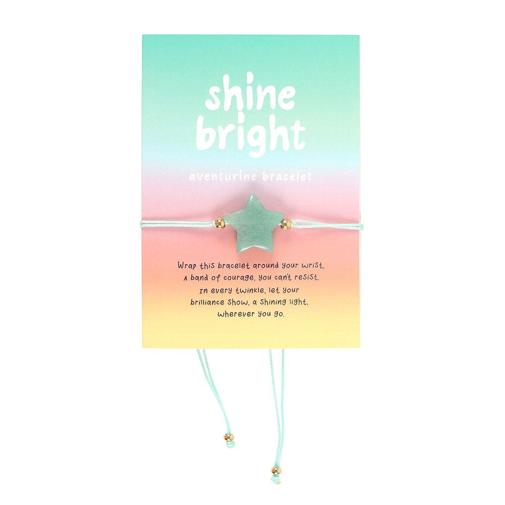 Star Shaped Aventurine Crystal Bracelet