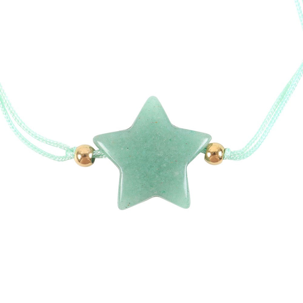 Star Shaped Aventurine Crystal Bracelet