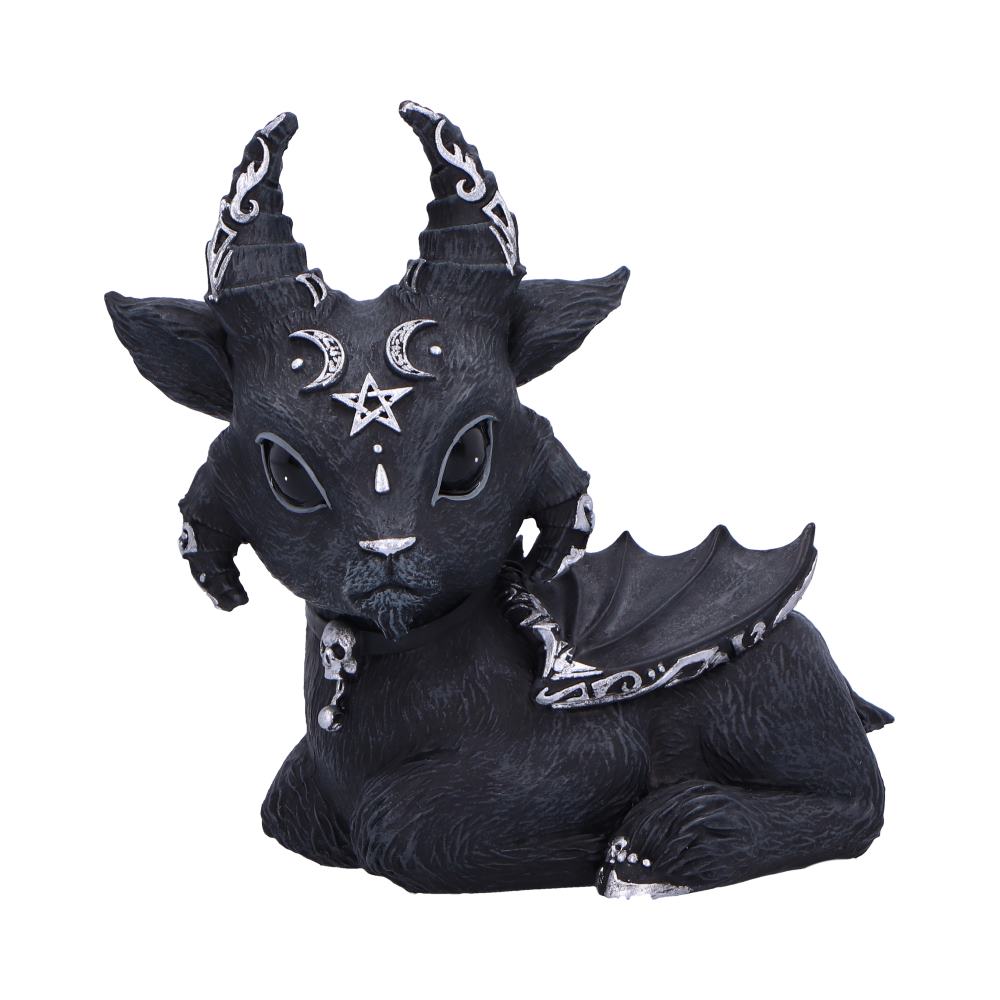 Baal goat cult cutie figurine, a detailed and quirky occult ornament