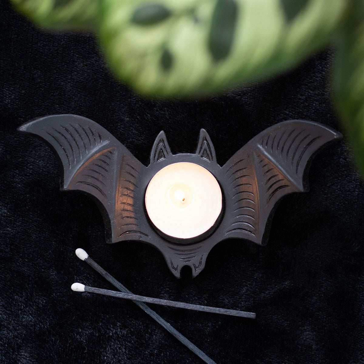Bat Shaped Tealight Candle Holder