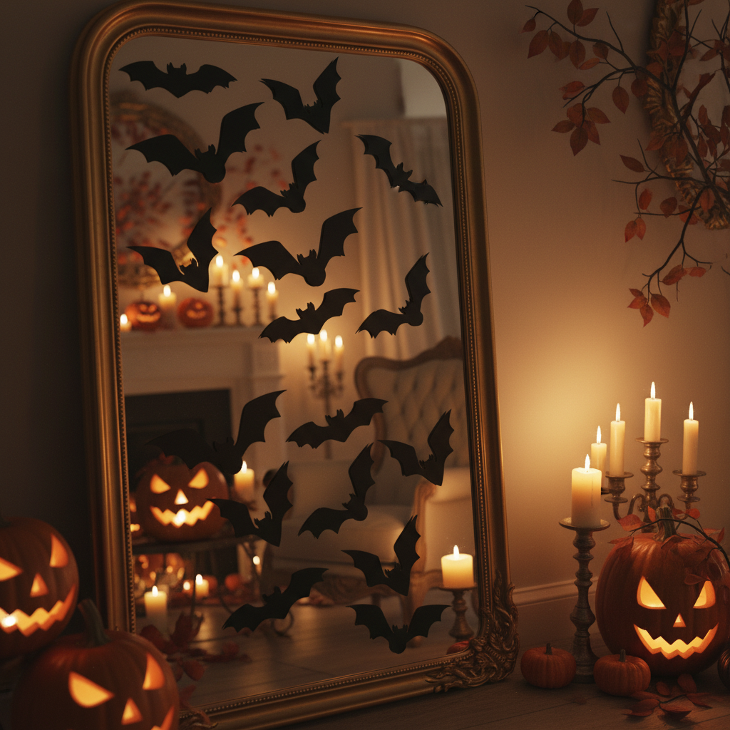 Bat Window Clings - Mirror
