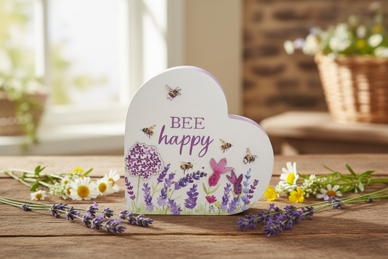 Bee Happy Block - Lavender Styling