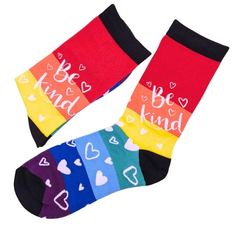 Bamboo socks “Be kind” UK 4-7, soft and comfortable with positive message