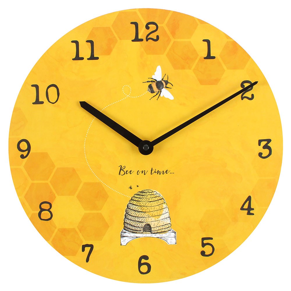 Bee On Time Wall Clock