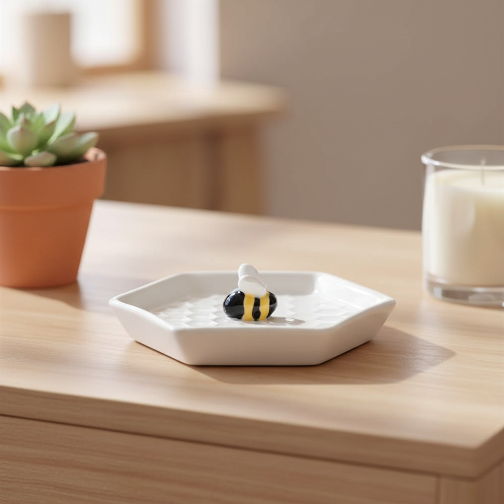 Bee Trinket Dish - Cosy Home Lifestyle