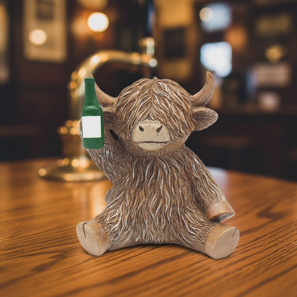 Beer O Clock Highland Cow - lifestyle