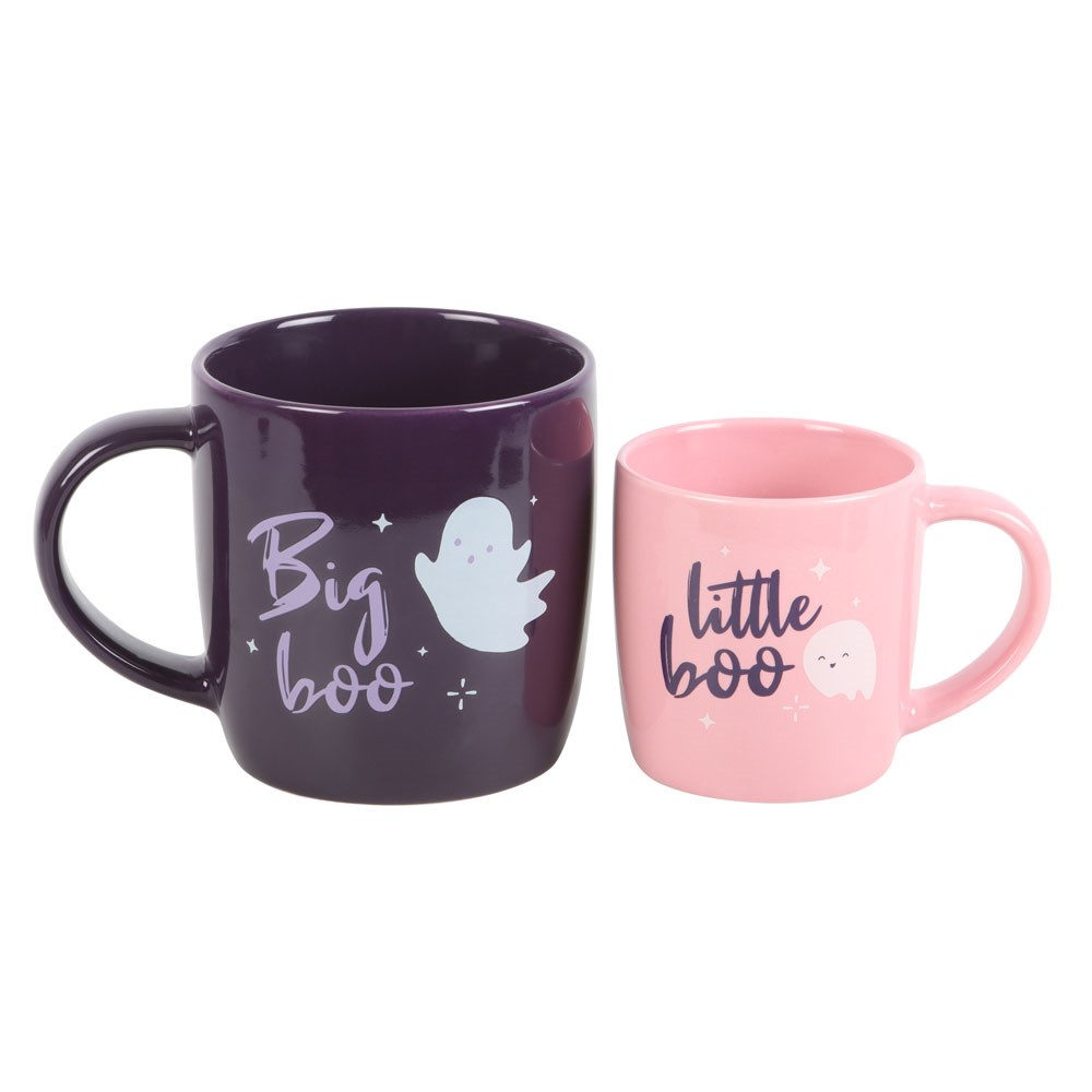 Big Boo & Little Boo Family Halloween Mug Set