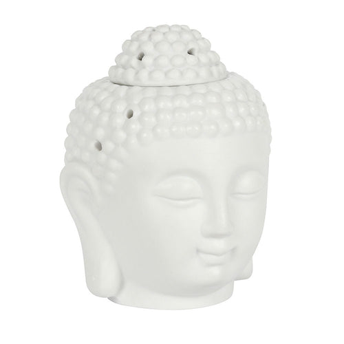 Buddha Head Ceramic Oil Burner & Wax Warmer