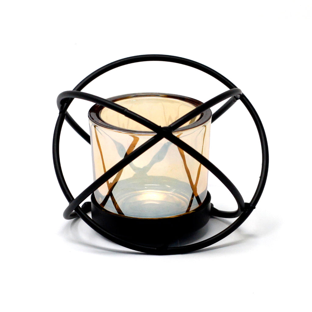 Single Ball Centrepiece Iron Votive Candle Holder