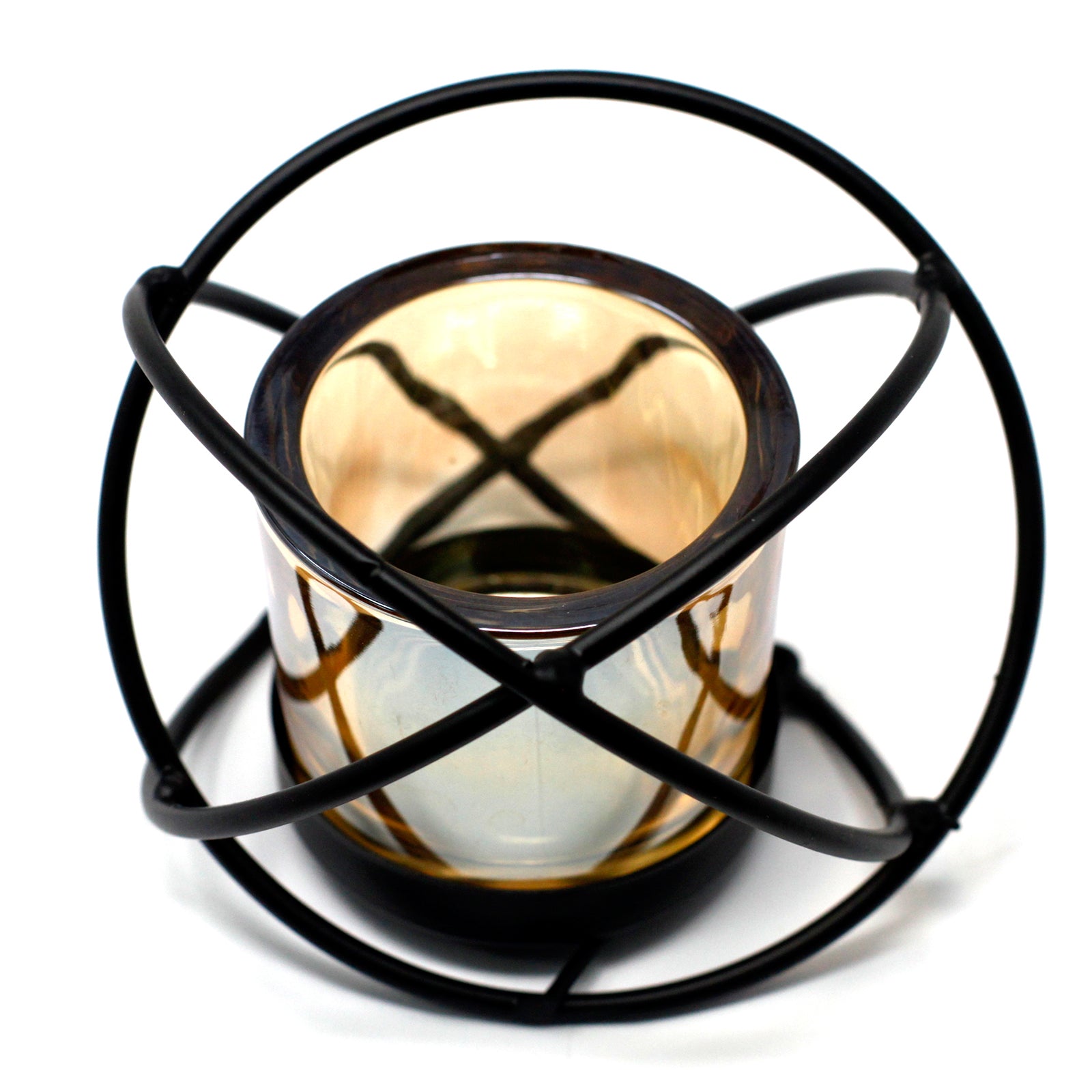 Single Ball Centrepiece Iron Votive Candle Holder