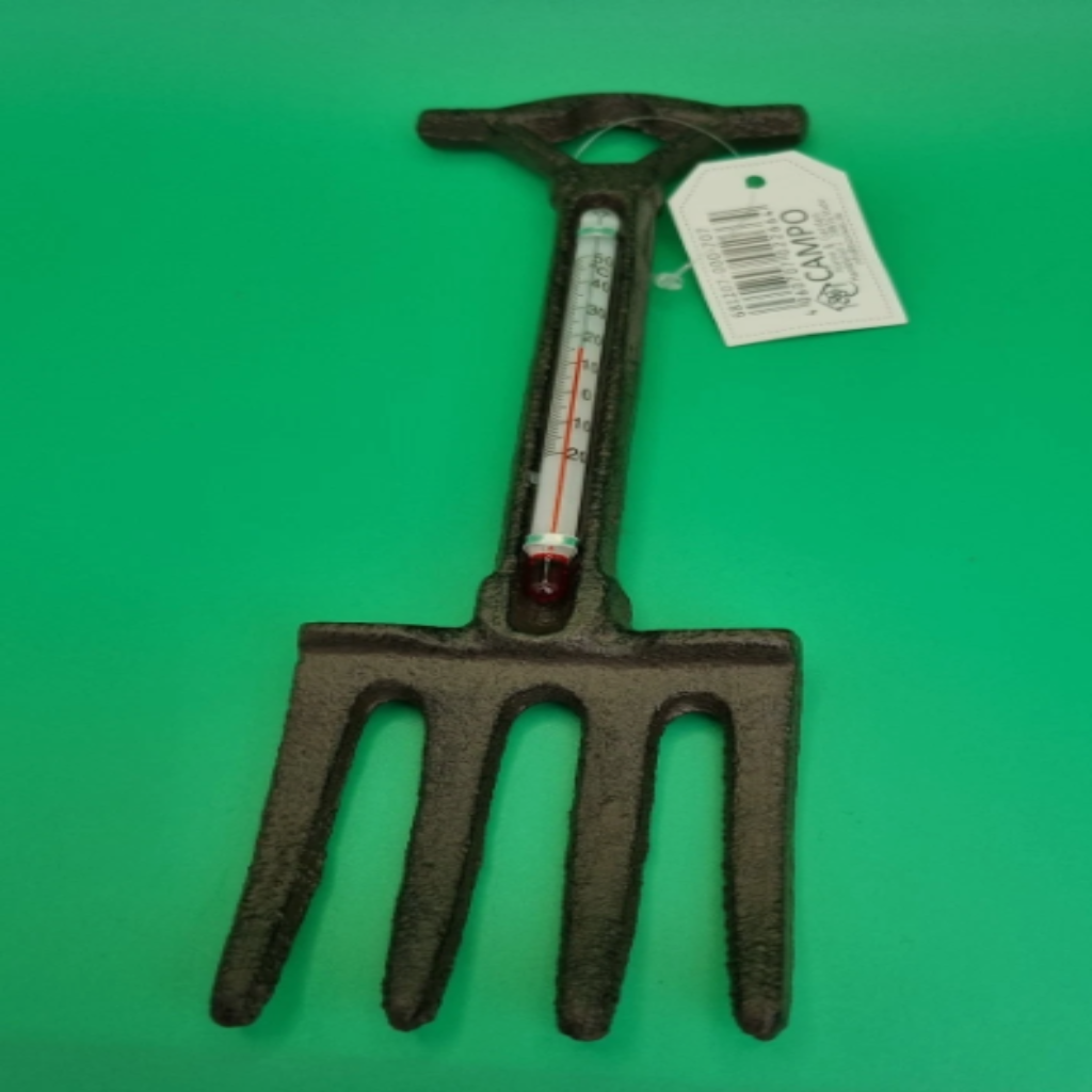 Cast Iron Garden Fork Thermometer