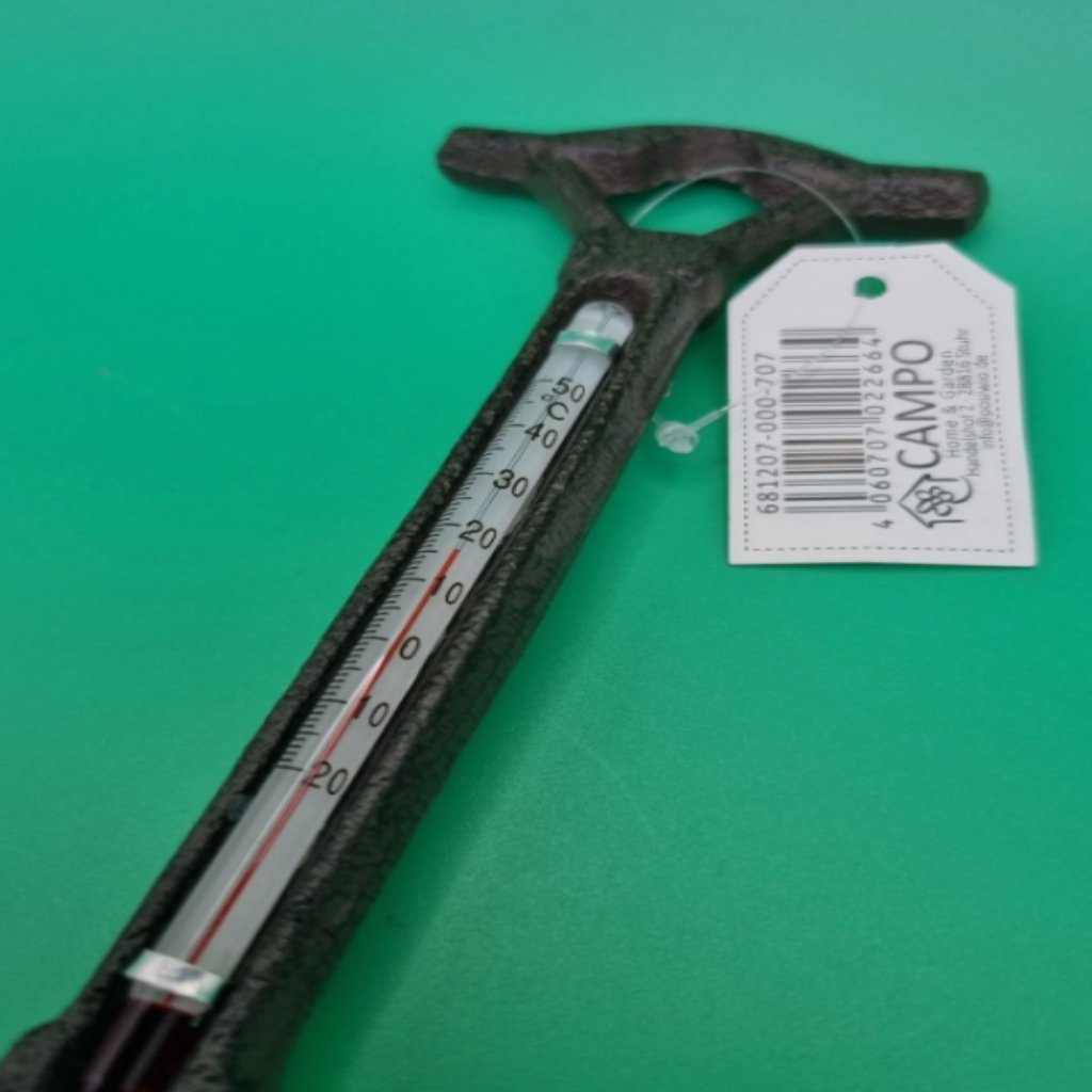 Cast Iron Garden Fork Thermometer