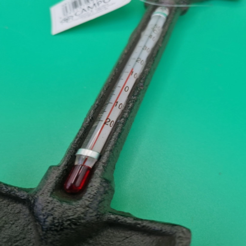 Cast Iron Garden Spade Thermometer