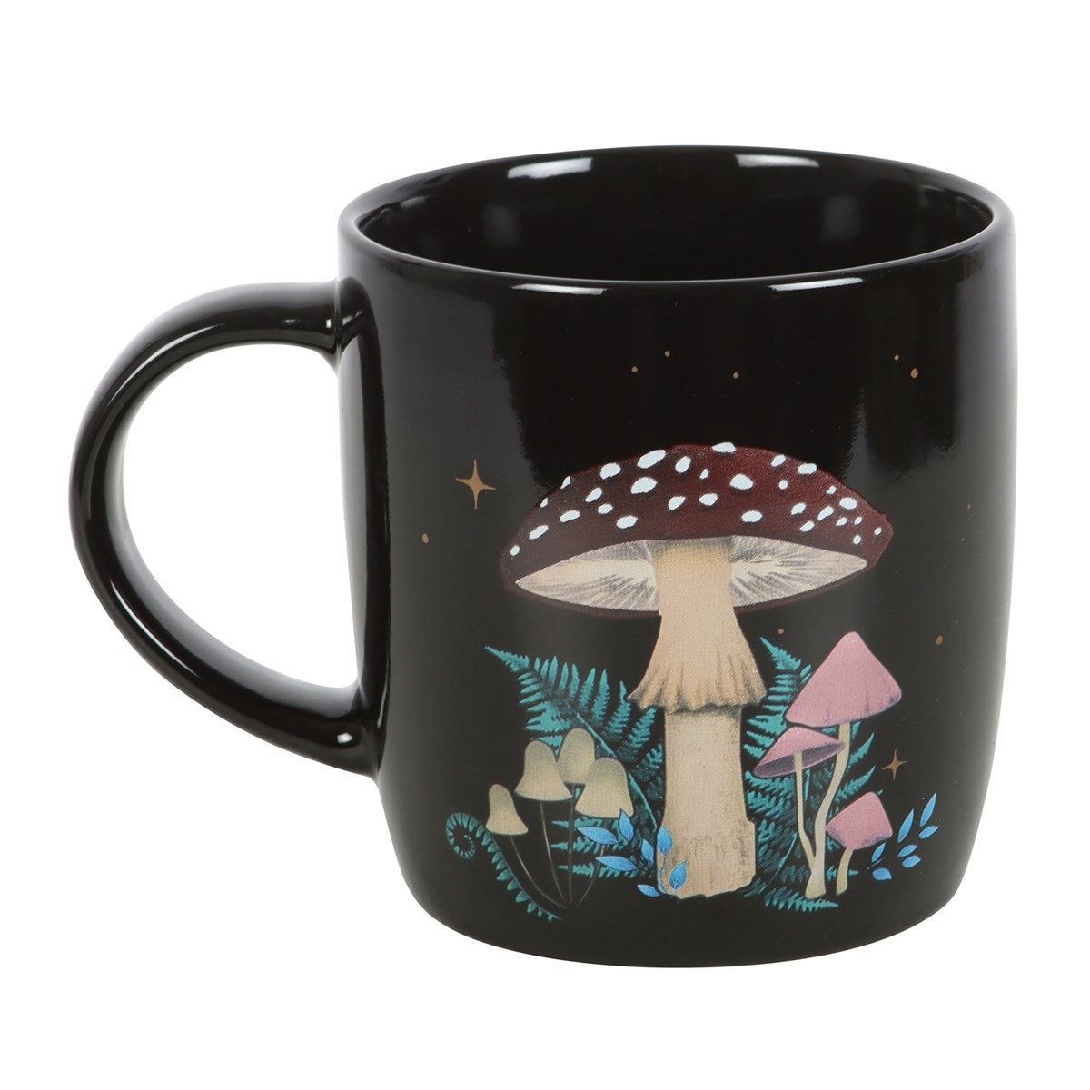 Ceramic Forest Mushroom Print Mug