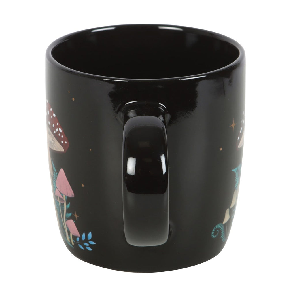 Ceramic Forest Mushroom Print Mug