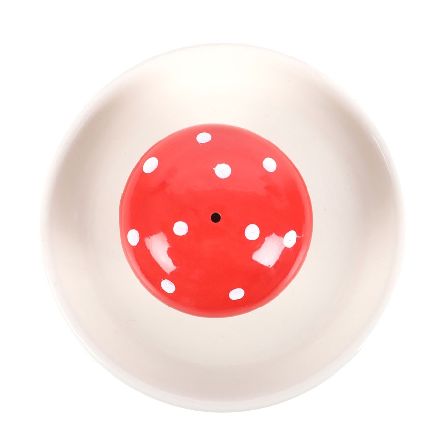 Ceramic Mushroom Incense Stick Holder