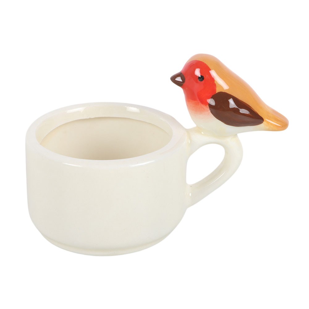 Ceramic Robin Tealight Candle Holder