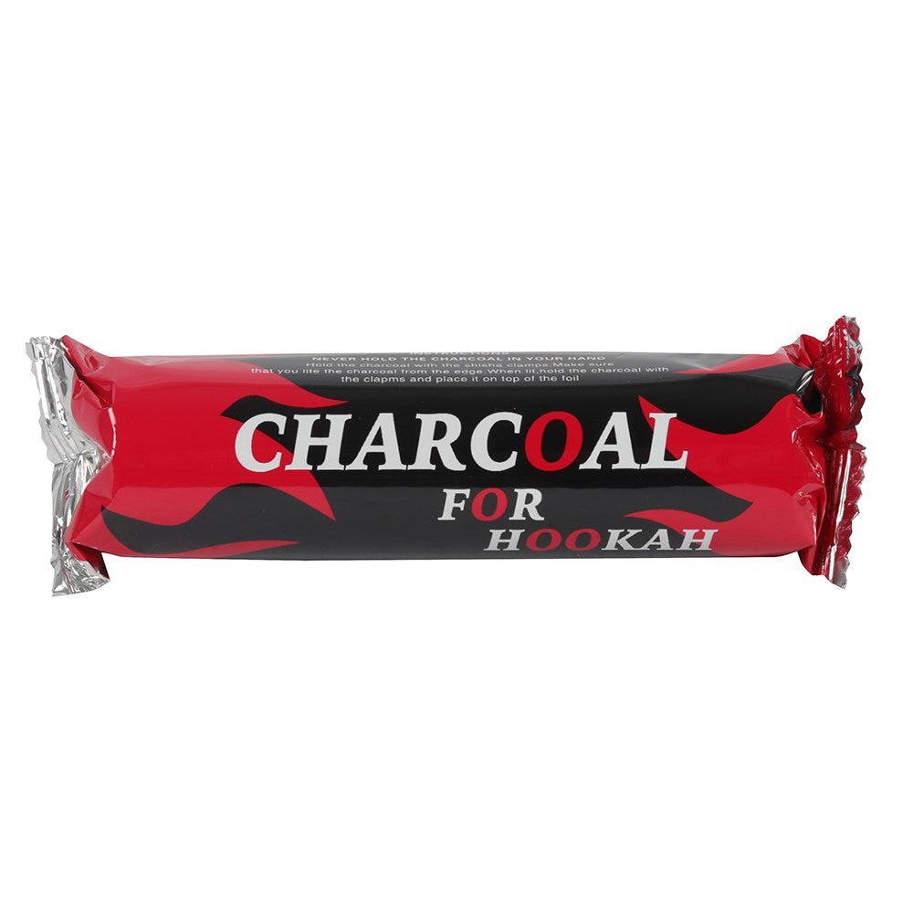 Pack of 10 charcoal discs for burning resin incense, herbs, and aromatic fragrances.