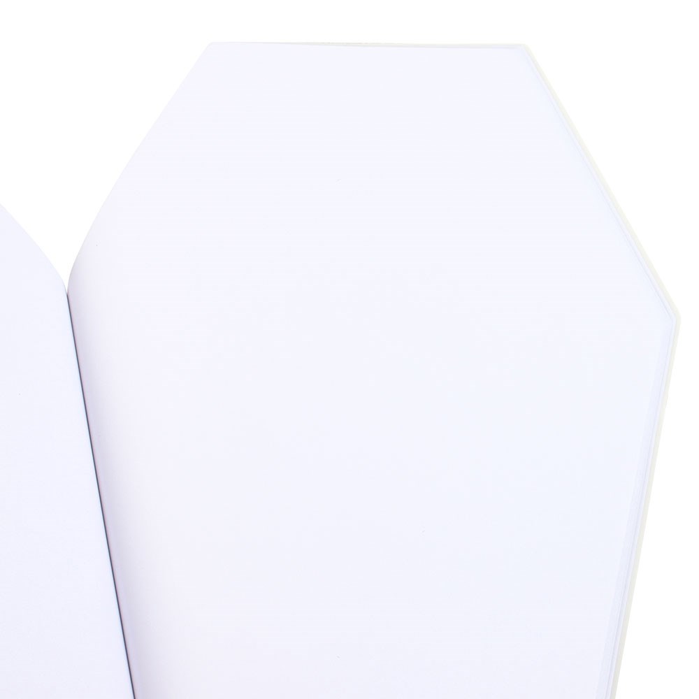 Coffin Shaped Plain Paper Notebook