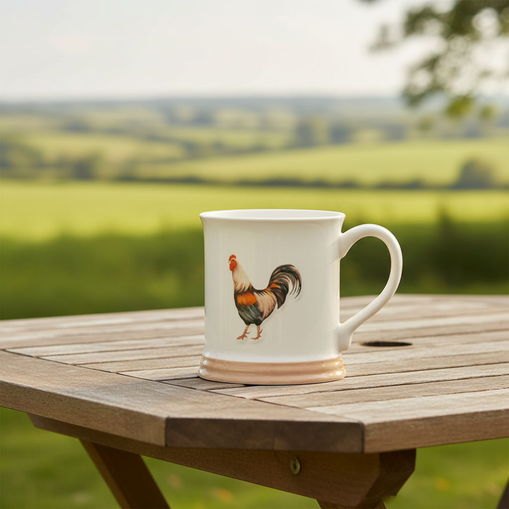 Country Life Cockerel Mug - Garden Lifestyle