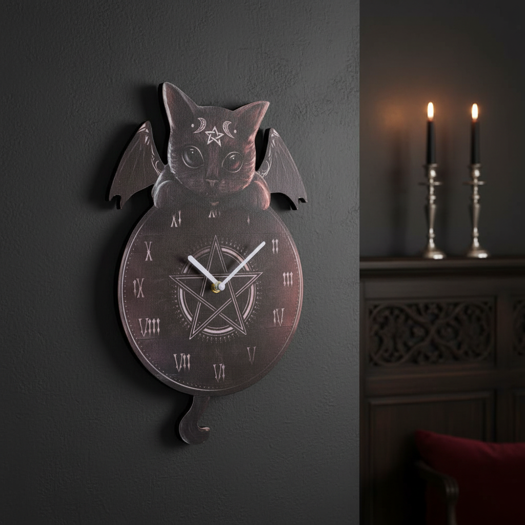 Cult Cuties Malpuss Clock - lifestyle retry