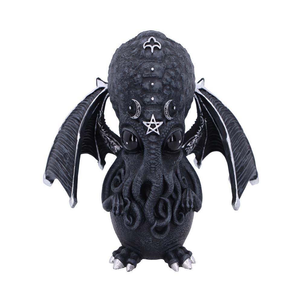 Culthulhu winged occult figurine 10.3cm, a dark fantasy creature ornament