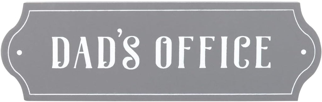 Dad's Office Small Wooden Wall Plaque