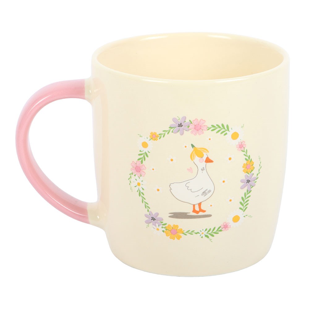 Daisy & Duck Floral Ceramic Mug