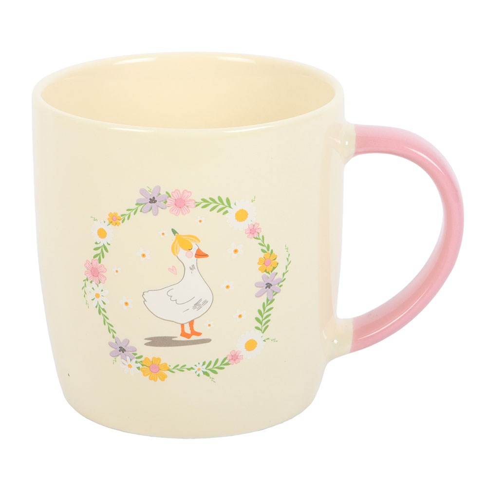 Daisy & Duck Floral Ceramic Mug