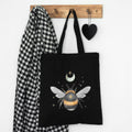 Dark Forest Bee Mystical Polycotton Tote Bag