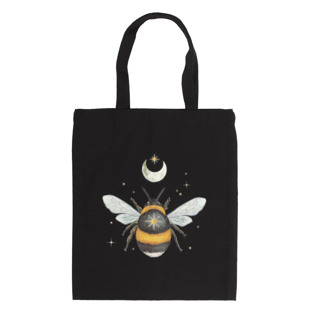 Dark Forest Bee Mystical Polycotton Tote Bag