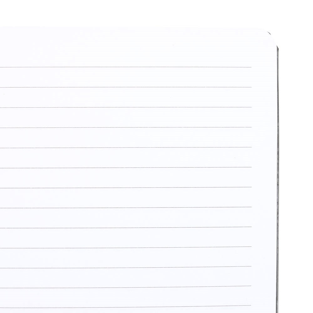 Dark Forest Mushroom Print A5 Lined Notebook