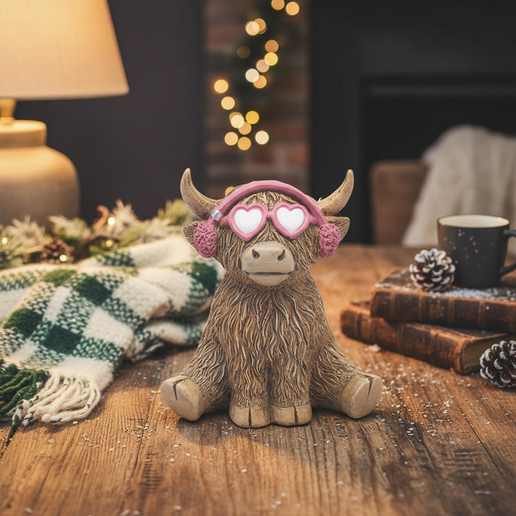 Ear Moofs Highland Cow - lifestyle