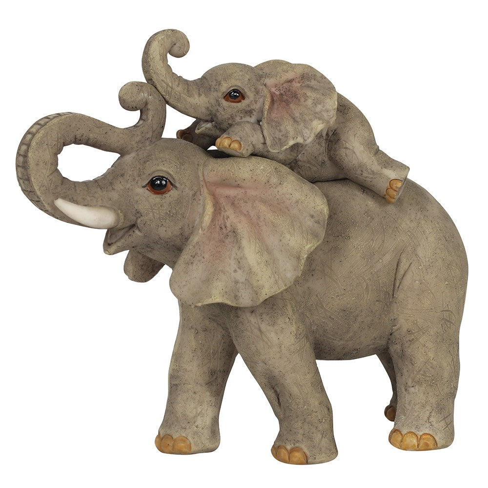 Elephant Adventure Parent & Child Ornament