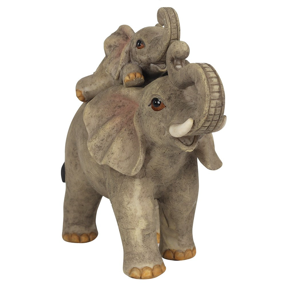 Elephant Adventure Parent & Child Ornament