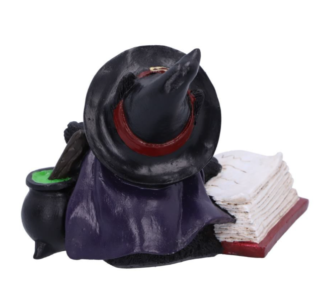 Familiars Brew Black Witches Cat Figurine
