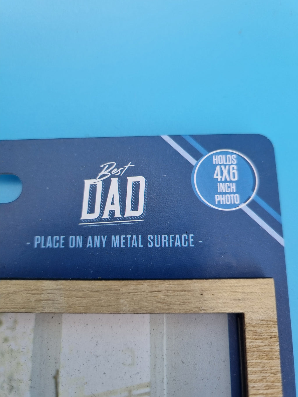 Best Dad Ever Magnetic Wooden Photo Frame