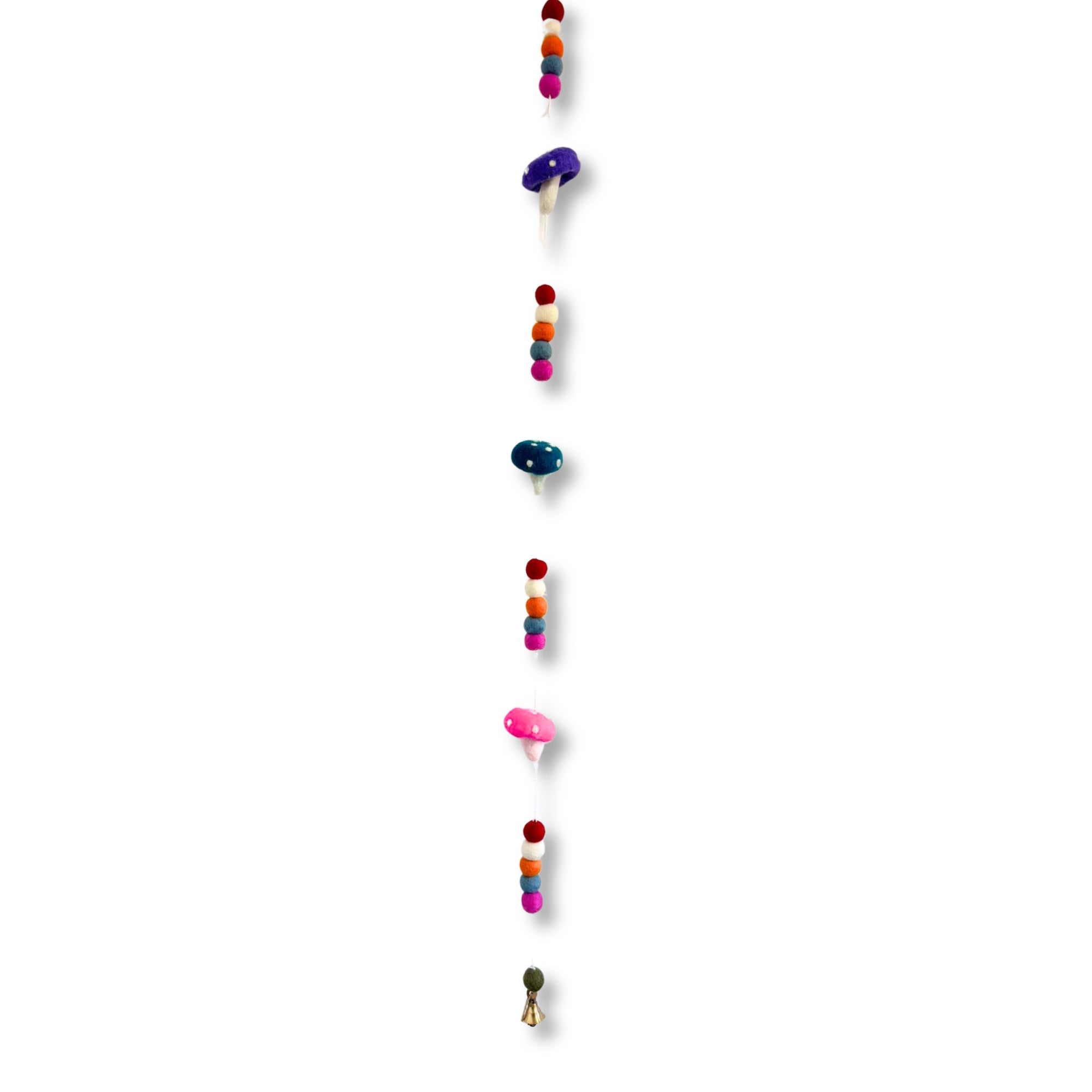 Felt Mushroom Wall Hanging