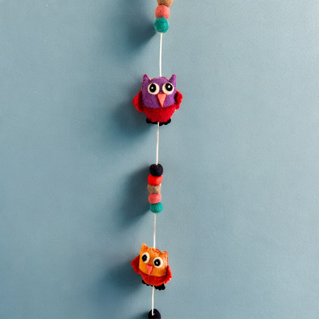 Felt Owl Wall Hanging